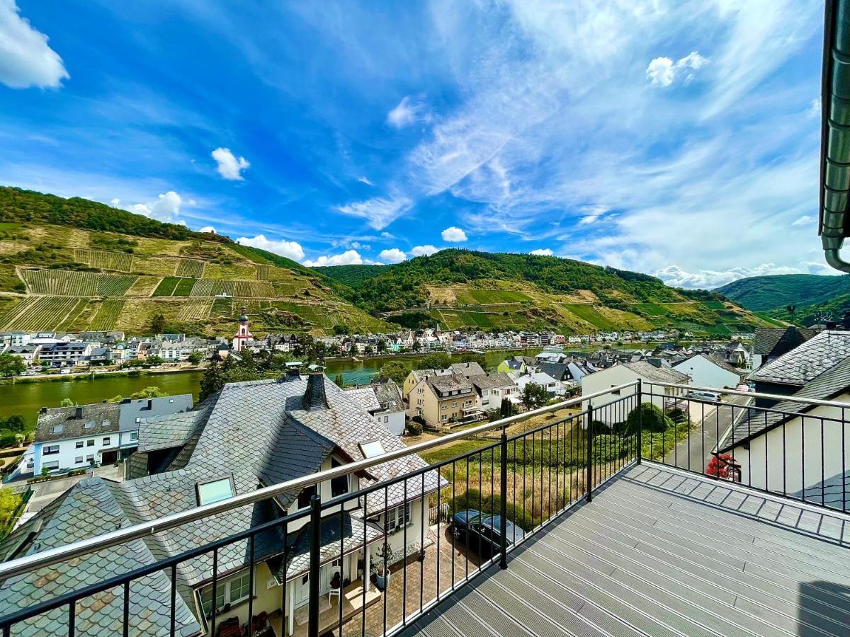 Sky Apartment, Blick Zur Mosel, Grosser Balkon, Kaffeemaschine, Smart Tv Zell an der Mosel Exterior photo