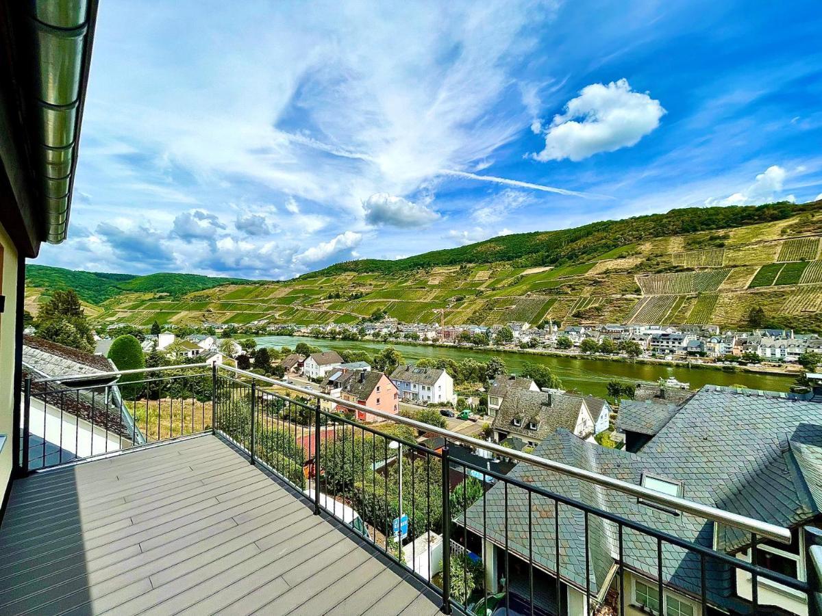 Sky Apartment, Blick Zur Mosel, Grosser Balkon, Kaffeemaschine, Smart Tv Zell an der Mosel Exterior photo